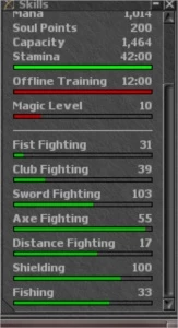 Sell EK 220 69 dias de voucher open PvP - Tibia