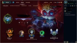 Conta League of Legends Diamante 3 LOL