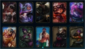 Conta platina 4 135 campeões/102 skins 60% de winrate. - League of Legends LOL