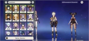 GENSHIN IMPACT / AR 50 / XIAO + JEAN + ZHONGLI + KEQING