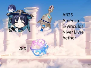 AR25 - Scaramouche + TulayTullah + 28 tiros - Genshin Impact
