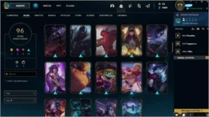 Conta League of Legends com 96 Skins LOL