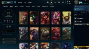 Conta League of Legends com 96 Skins LOL