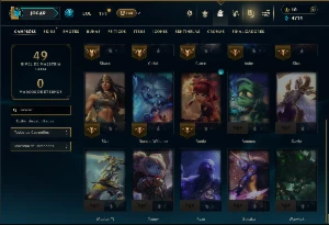 Unranked com 20 Champs e 5 Skins - League of Legends LOL
