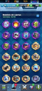 Conta Clash Royale Nível 40 (Todas as cartas do jogo upadas)