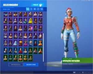 Conta Fortnite com muitas skins+ikonik e skin de natal