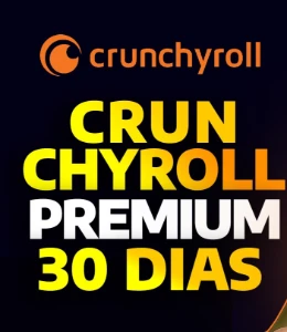 Crunchyroll - Tela Privada - Plano Mensal 30 Dias - Premium