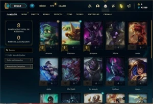Conta ouro 4 com 23 Champs e 3 Skins - League of Legends LOL