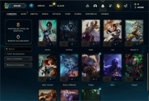 Conta ouro 4 com 23 Champs e 3 Skins - League of Legends LOL