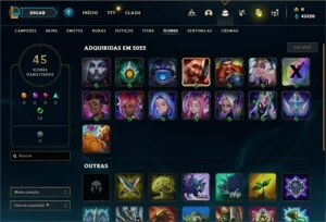Conta ouro 4 com 23 Champs e 3 Skins - League of Legends LOL
