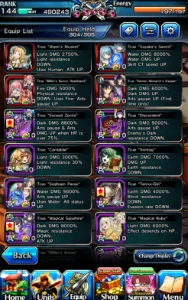 Grand Summoners 50 Ascends units, 4 special Arts - Summoners War