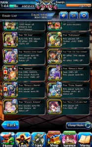 Grand Summoners 50 Ascends units, 4 special Arts - Summoners War