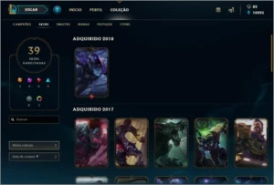 Conta LOL D5 121 Champs - League of Legends