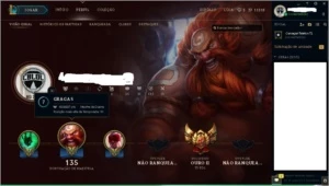 Conta Gold 2 (75pdl) 44 champ/ 9 skins (com legado) - League of Legends LOL