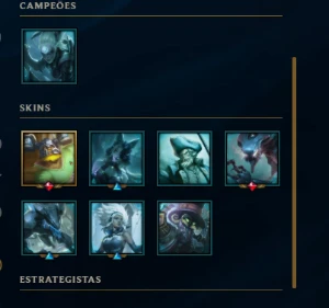 Conta Mestre - League of Legends LOL