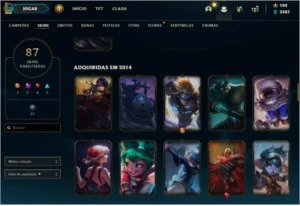 Conta lol season 2, skins raras, mmr alto - League of Legends