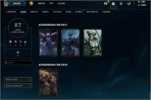 Conta lol season 2, skins raras, mmr alto - League of Legends