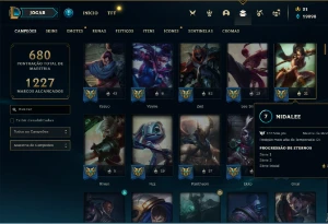 Conta League of leguends - League of Legends LOL