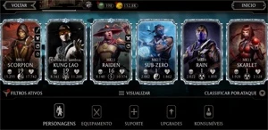 vendo conta do mortal kombat mobile para android - Jogos (Mídia Digital)