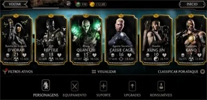 vendo conta do mortal kombat mobile para android - Jogos (Mídia Digital)