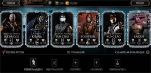 vendo conta do mortal kombat mobile para android - Jogos (Mídia Digital)