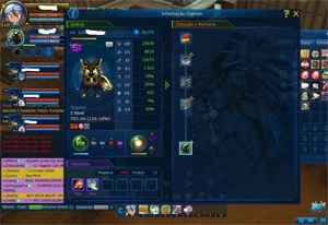 Conta AO LADMO lvl 120 - Digimon Masters Online