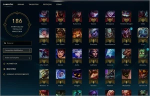 League of Legends cont - Bronze 2 + 35 Champs e Skins+ LOL