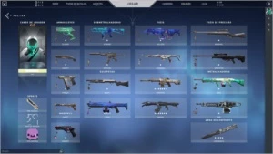 Conta de Valorant - R$750.00 gastos em skins/passes Plat II
