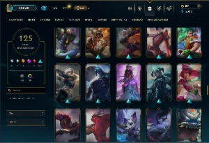 Unranked com 115 Champs e 125 Skins ( TOP / MID ) - League of Legends LOL