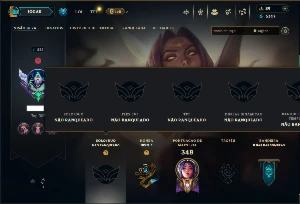 Unranked com 115 Champs e 125 Skins ( TOP / MID )