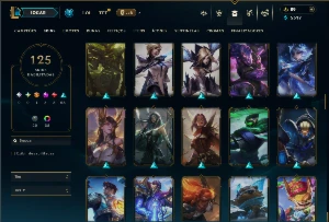 Unranked com 115 Champs e 125 Skins ( TOP / MID ) - League of Legends LOL