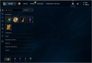 CONTA UNRANKED | NV 31 | 2 CAMP | 43315 ESSÊNCIAS | 130 RP - League of Legends LOL