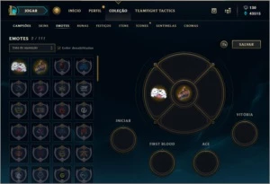 CONTA UNRANKED | NV 31 | 2 CAMP | 43315 ESSÊNCIAS | 130 RP - League of Legends LOL