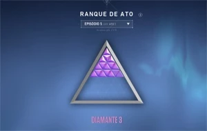 Conta valorant diamante último ato 3