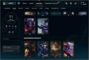 Conta de LOL DIAMANTE 4 MMR ALTO - League of Legends