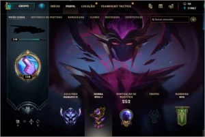 Conta de LOL DIAMANTE 4 MMR ALTO - League of Legends