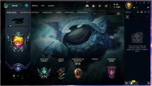 CONTA LOL PLATINA 1 NIVEL 106 COM VARIOS CHAMPS - League of Legends