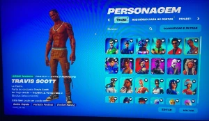 Conta Fortnite Com Travis E Muitas Skins, Machado Do Leviatã