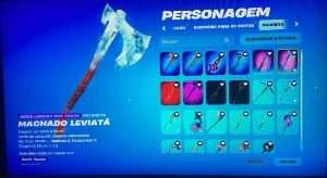 Conta Fortnite Com Travis E Muitas Skins, Machado Do Leviatã