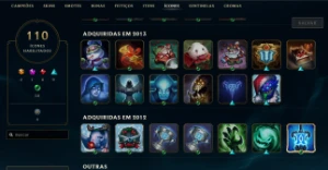 Conta League of Legends Full Acesso - ICONES E URS LOL