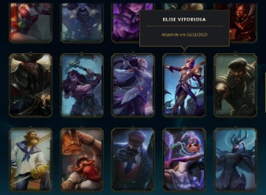 Conta League of Legends Full Acesso - ICONES E URS LOL