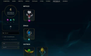 Conta League of Legends Full Acesso - ICONES E URS LOL