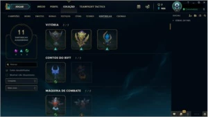 CONTA LOL OURO II, 152 SKINS, 19 CROMAS e 145 CHAMP - League of Legends