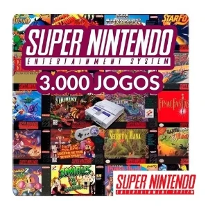 +3400 Super Nintendo (SNES) ROMs - R$ 1,00 - Others