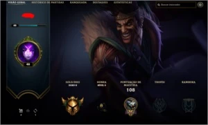 Conta LOL OURO - League of Legends