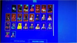 conta de fortnite a venda