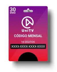 Uni tv 16 digitos 30 dias