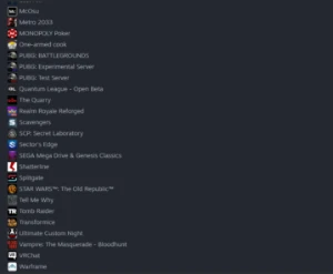 Conta Steam + epic Vários Jogos