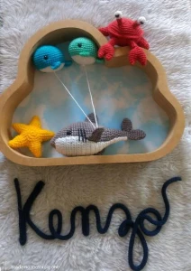 Porta Maternidade Tubarãoe - Artesanato e Personalizados