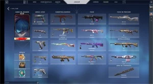 CONTA VALORANT LVL ALTO E MUITAS SKINS